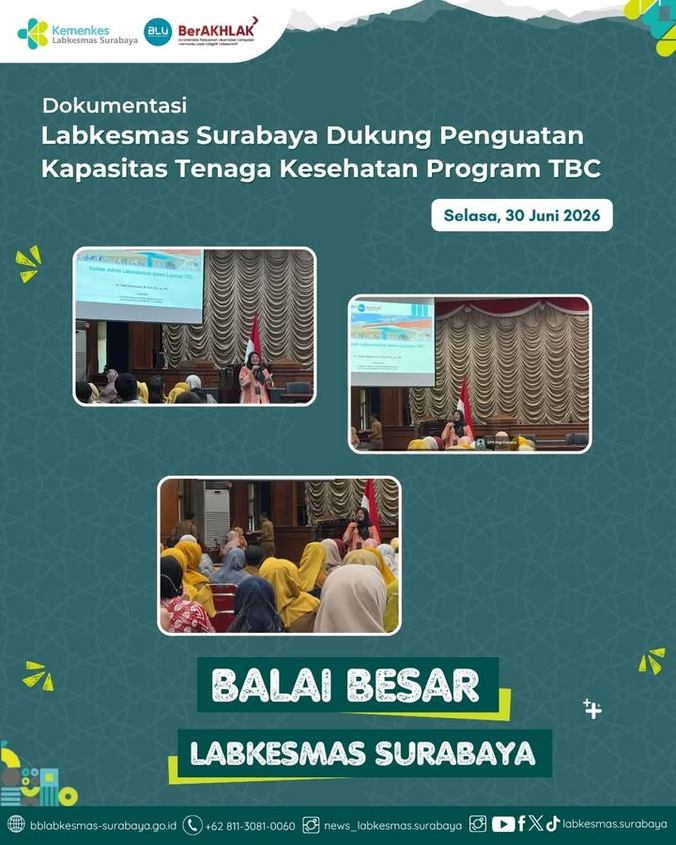 Labkesmas Surabaya Dukung Penguatan Kapasitas Tenaga Kesehatan Program TBC